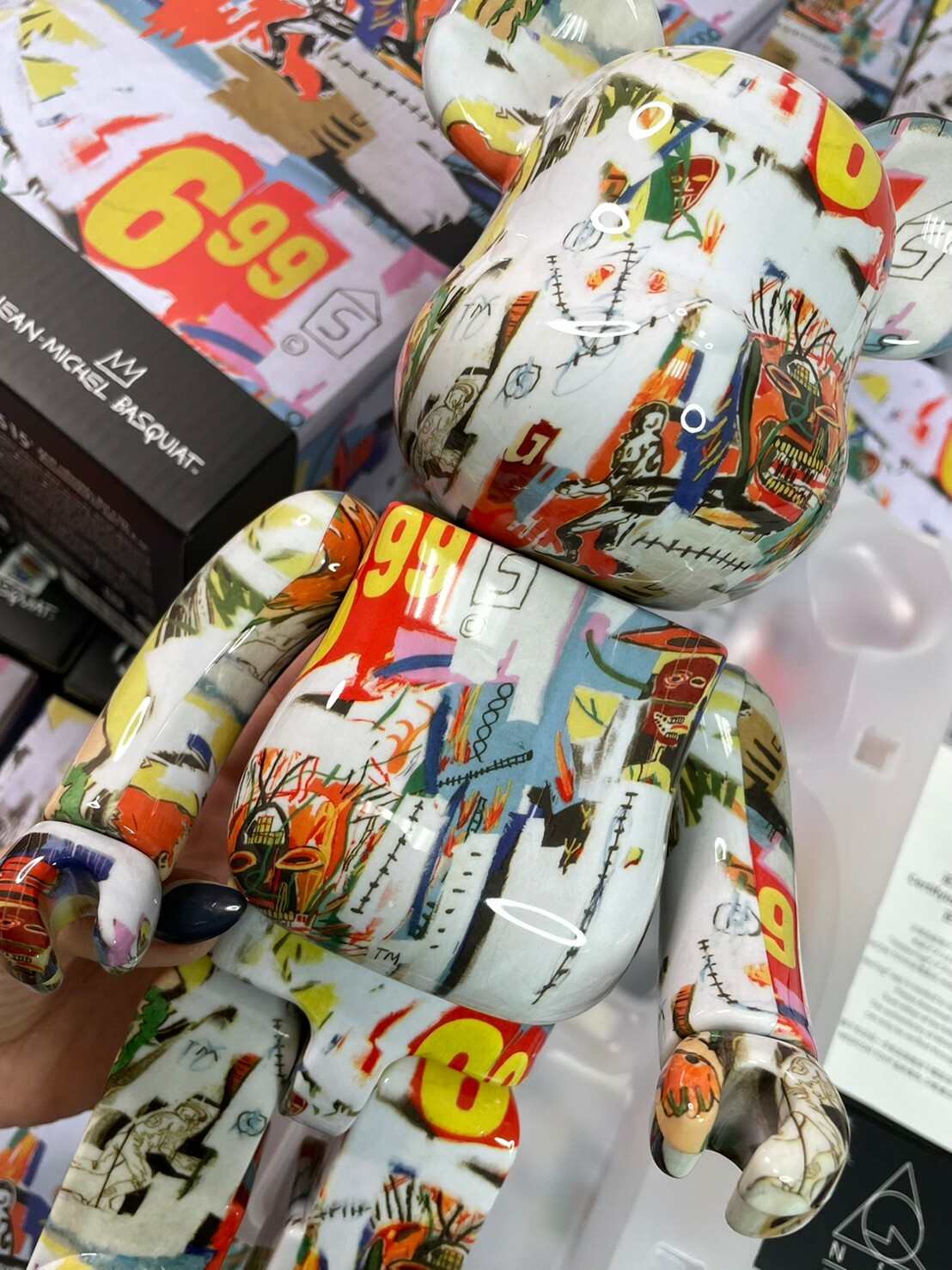 BE@RBRICK Andy Warhol × JEAN-MICHEL BASQUIAT #4 1000