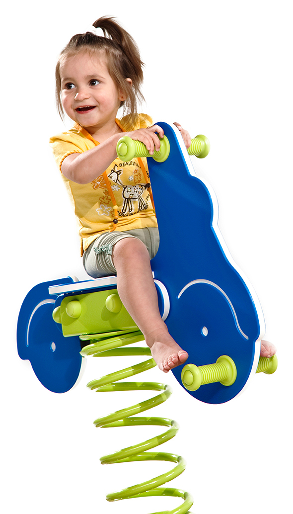 SPRING TOYS IN HDPE WITH SPRING TYPE ‘SMALL’ - scooter