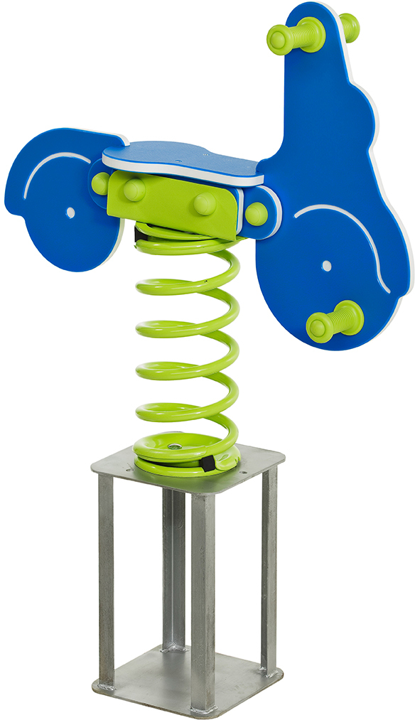 SPRING TOYS IN HDPE WITH SPRING TYPE ‘SMALL’ - scooter