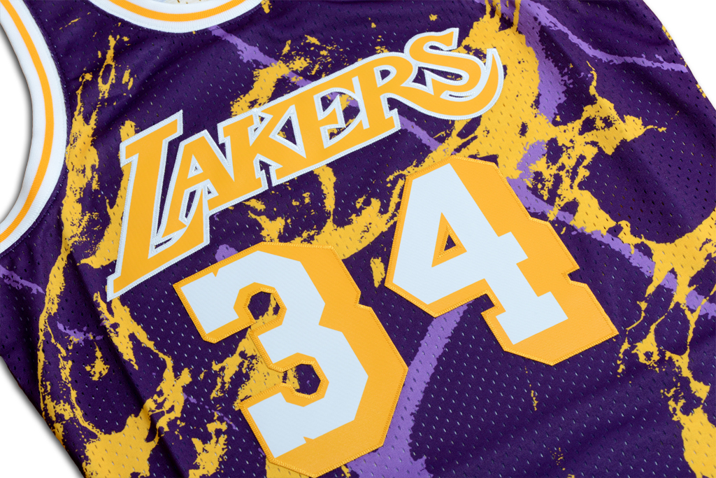 Mitchell & Ness 洛杉磯湖人隊 Shaquille O'neal Marble Swingman 球衣