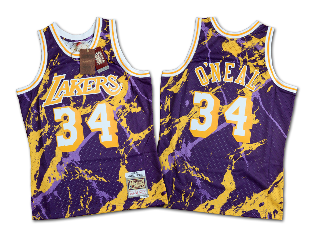 Mitchell & Ness 洛杉磯湖人隊 Shaquille O'neal Marble Swingman 球衣