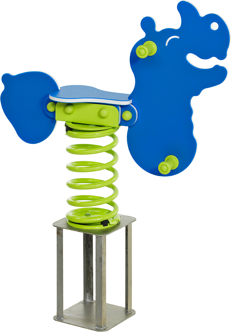 SPRING TOYS IN HDPE WITH SPRING TYPE ‘LARGE’ - Rhino