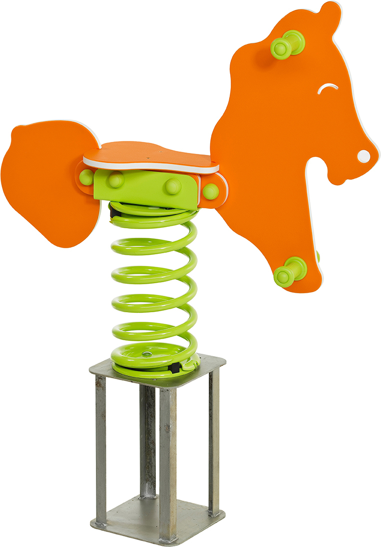 SPRING TOYS IN HDPE WITH SPRING TYPE ‘LARGE’ - horse
