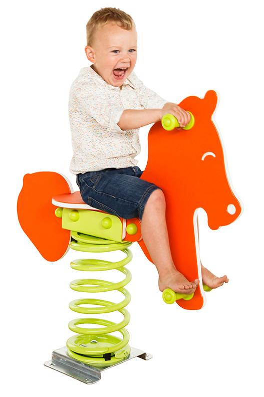 SPRING TOYS IN HDPE WITH SPRING TYPE ‘LARGE’ - horse
