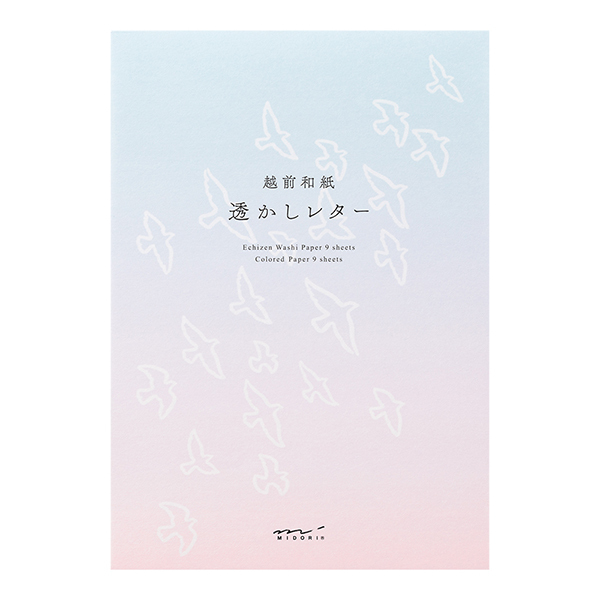 MD 日本薄紗越前和紙信紙本 A5 飛鳥｜日本MIDORI