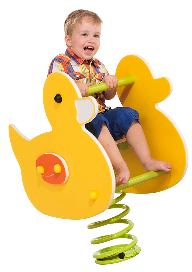 SPRING TOY IN HDPE ‘ROYAL’ - Duck