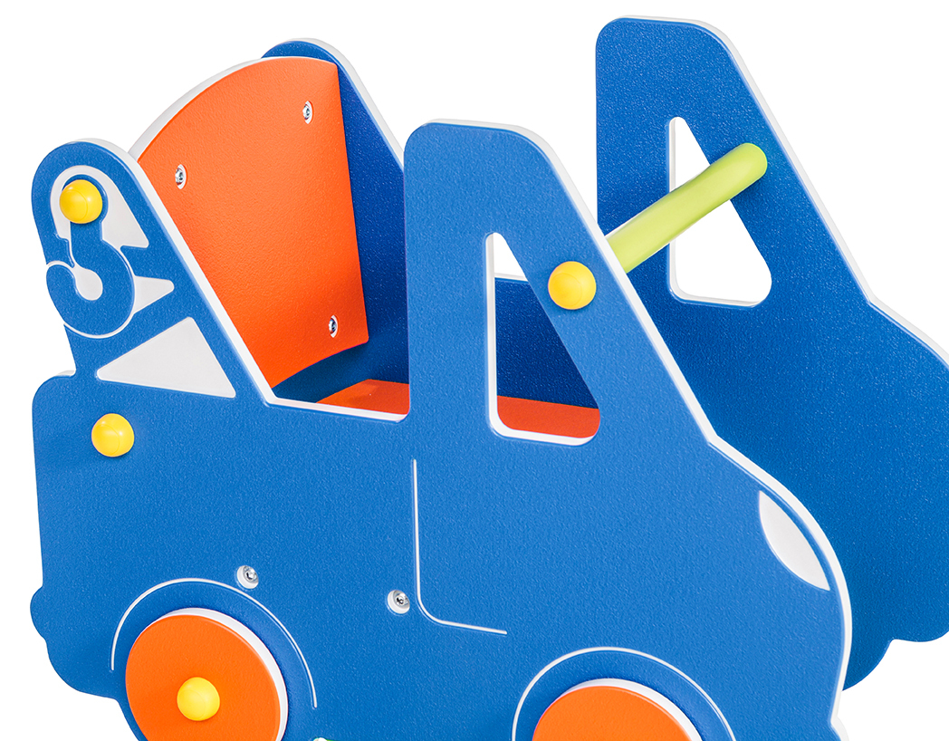 SPRING TOY IN HDPE ‘ROYAL’ - tow truck