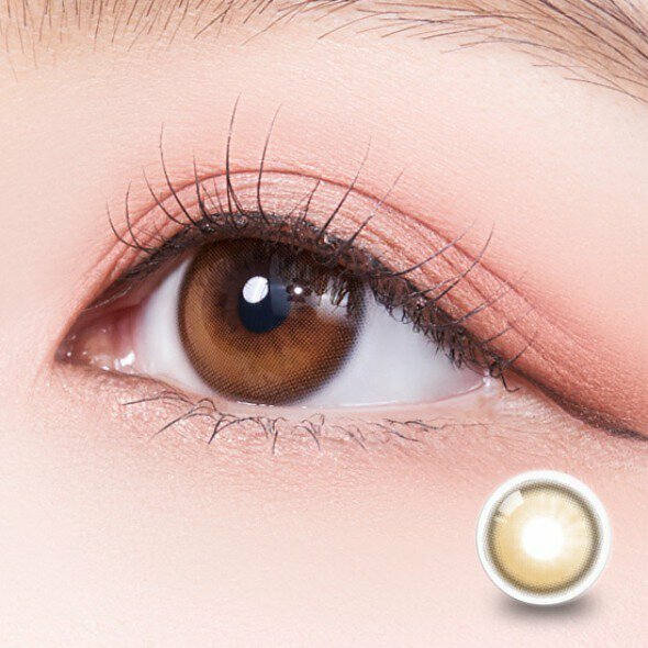 [預訂] OLOLA 1 Month Dahlia 月拋棄彩妝隱形眼鏡｜每盒1片 ( Brown )