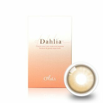 [預訂] OLOLA 1 Month Dahlia 月拋棄彩妝隱形眼鏡｜每盒1片 ( Brown )
