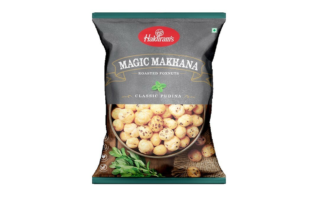 Haldiram's Magic Makhana Roasted Foxnuts Classic Pudina