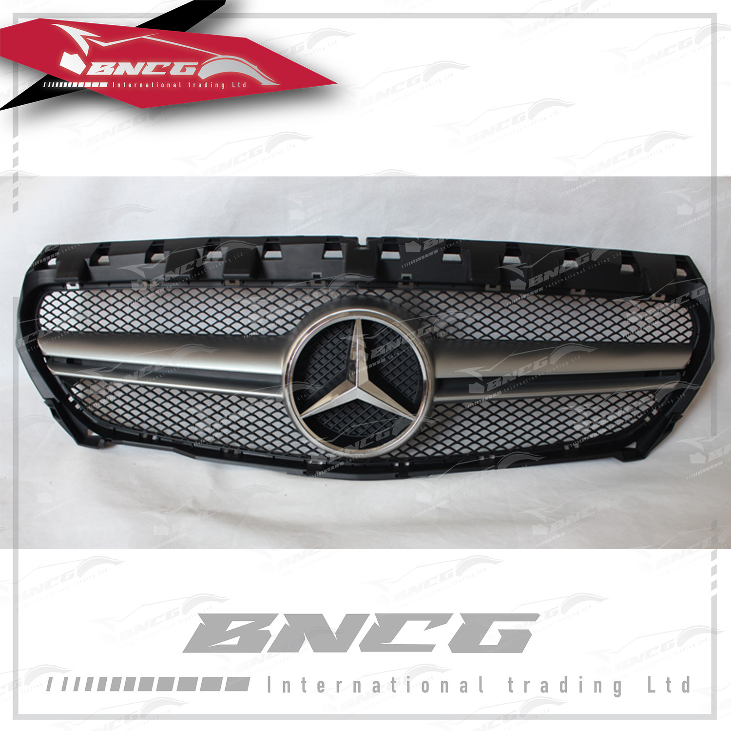 賓士Benz CLA Class W117 改裝 GT 滿天星 AMG 黑色 銀色 中網 水箱罩/蓋 【不含賓士標誌】