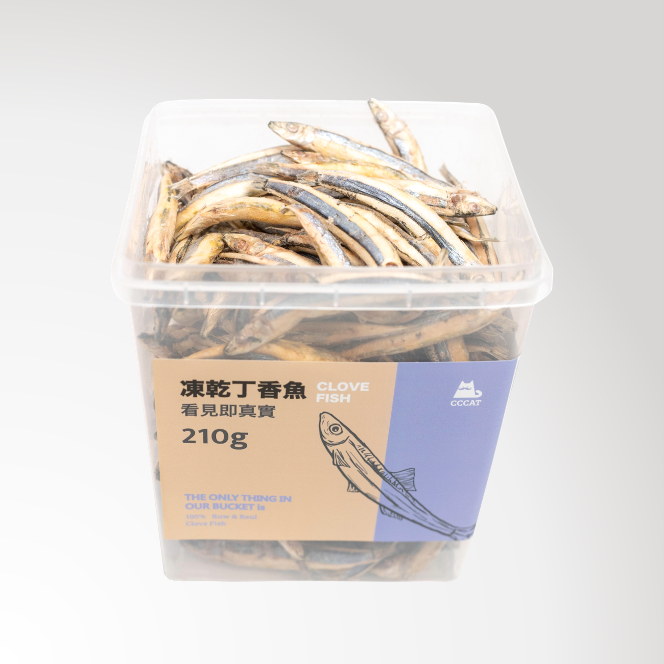 CCCAT 凍乾丁香魚零食桶  (因日本排核廢水已停產)