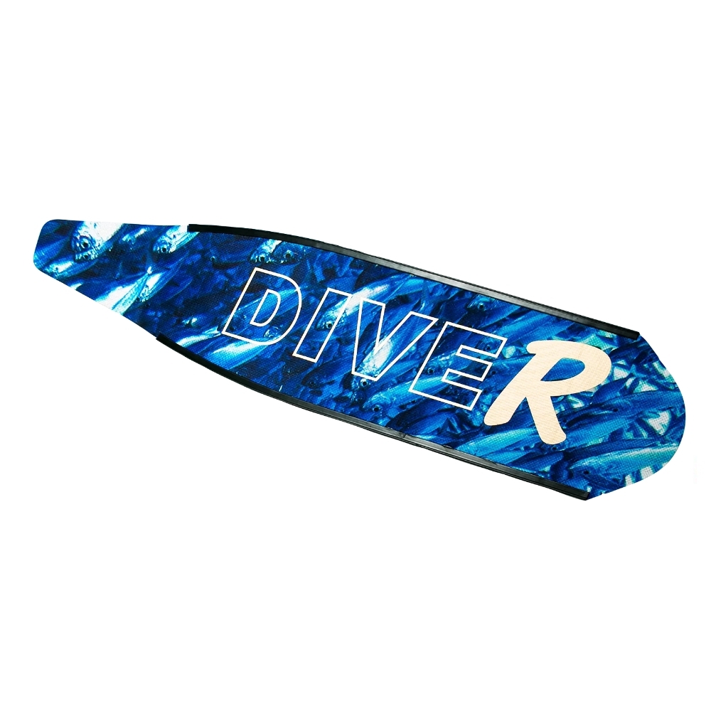 ▲DiveR 全碳纖維長蛙板-魚爆之力