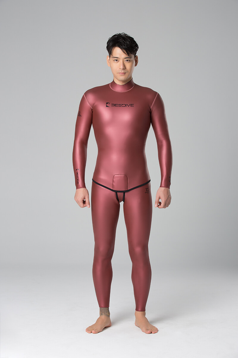 ▲預購 Bestdive 男款 1.5-2mm 微瀾系列 縫線炫彩無帽連身 2026