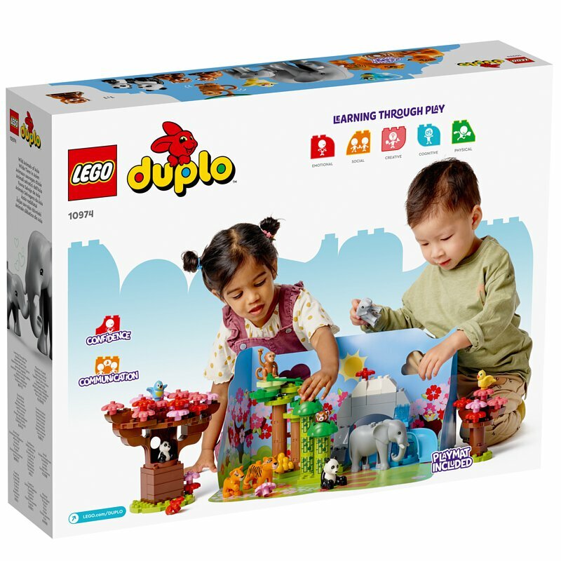 [飛米樂高積木磚賣店] LEGO 10974Duplo-亞洲野生動物(6/1開賣)