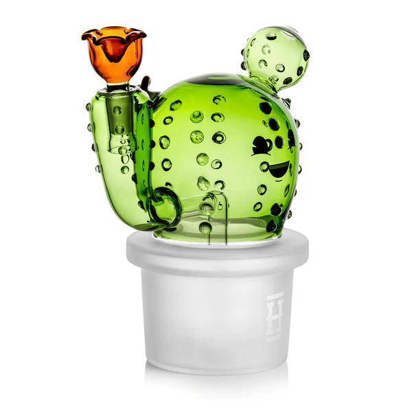 HAPPY CACTUS XL BONG 8" BY HEMPER