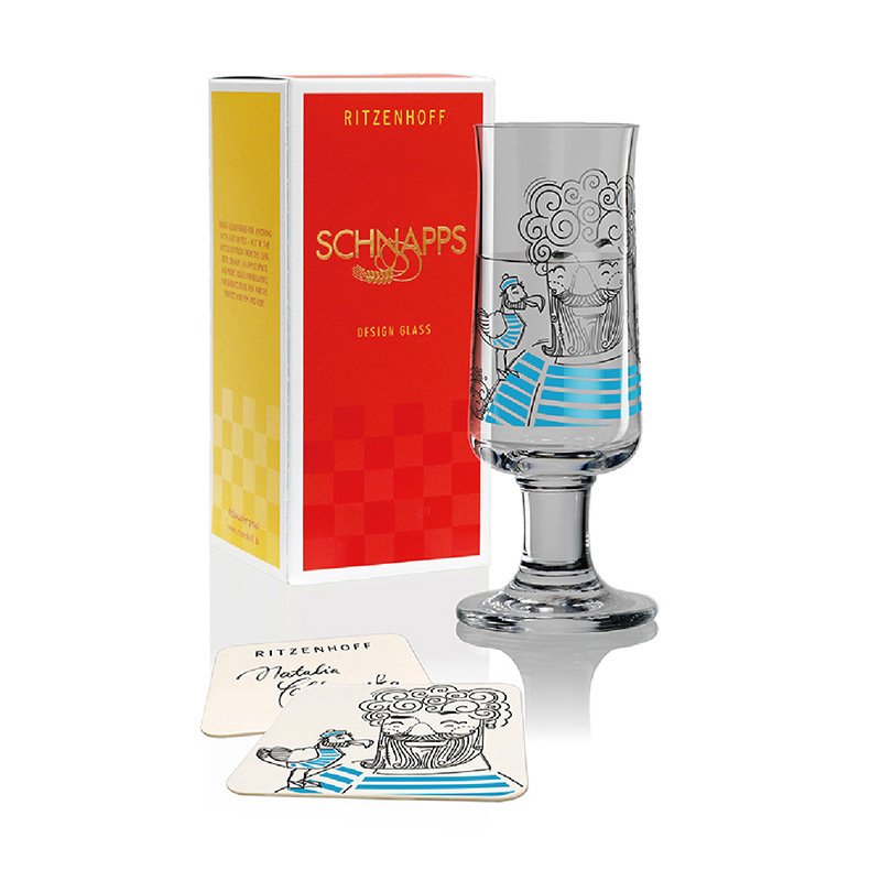 德國 RITZENHOFF｜新式烈酒杯/ SCHNAPPS 國王與鳥