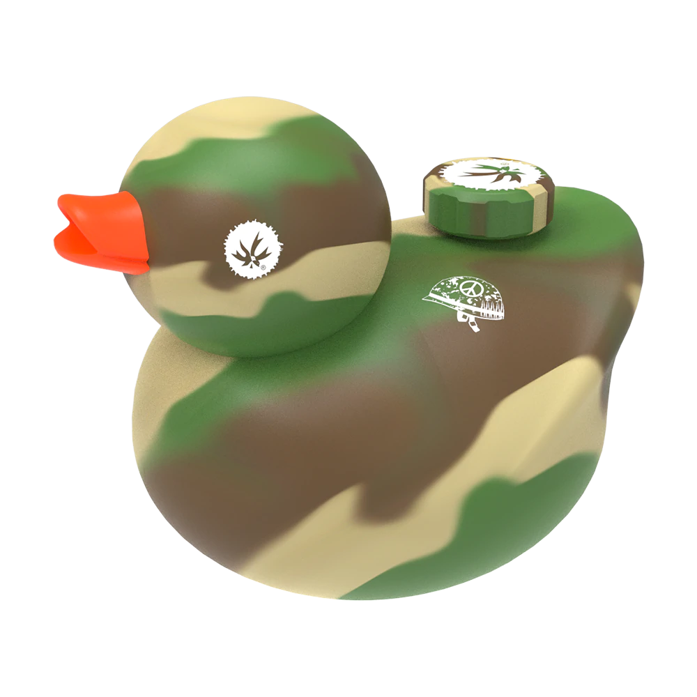 美國品牌 PieceMaker 黃色小鴨 / 迷彩鴨鴨 Bong 矽膠水煙壺