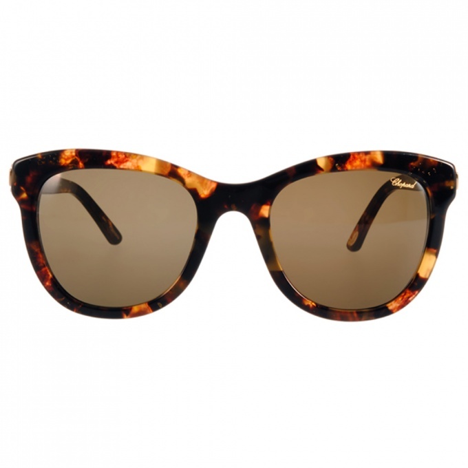 【CHOPARD】SCH166G 01AY 貴氣時尚貓眼方框太陽眼鏡