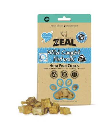 ZEAL狗小食 藍鱈魚粒 125G