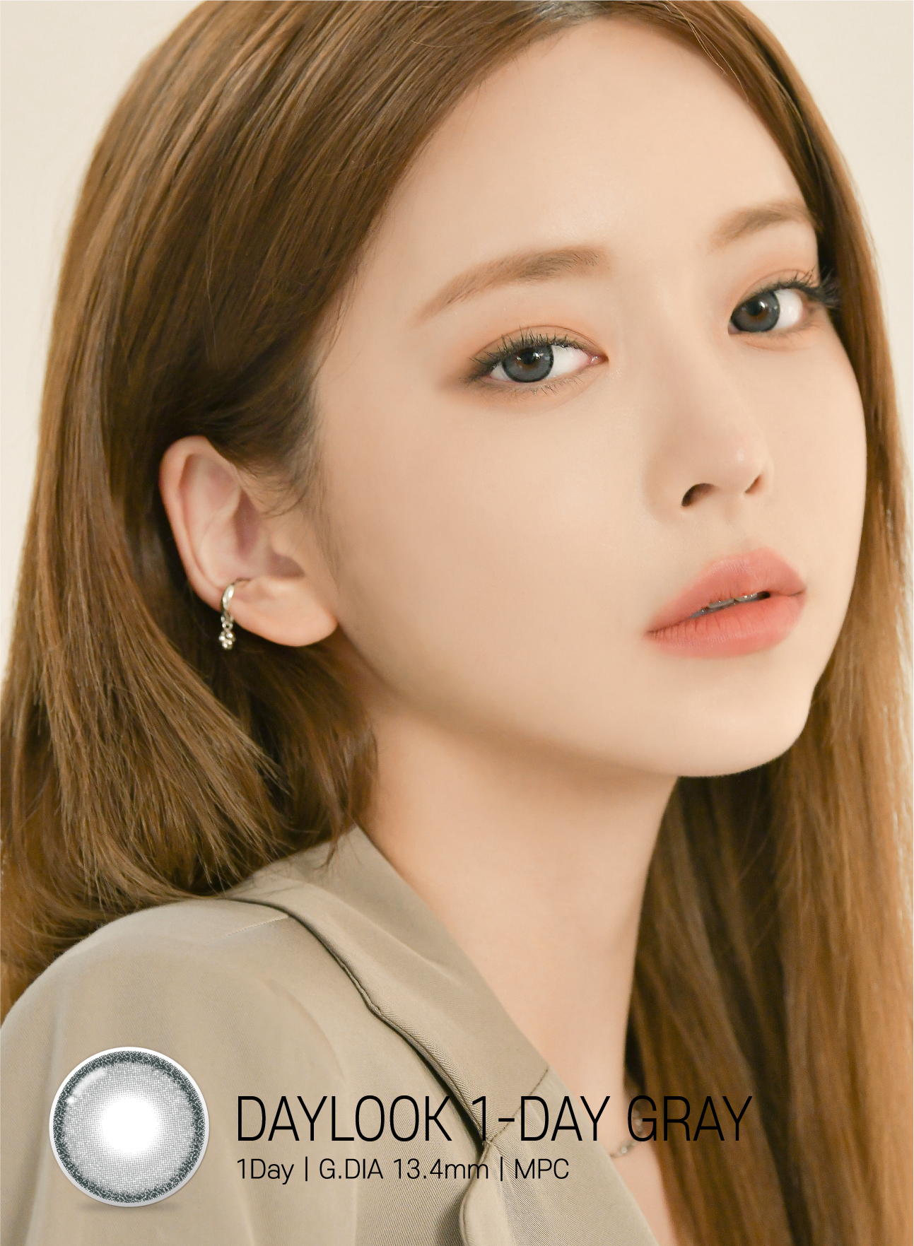 [1+1] Lensrang 1Day DayLook 日拋彩妝隱形眼鏡｜每盒5片 ( Gray )