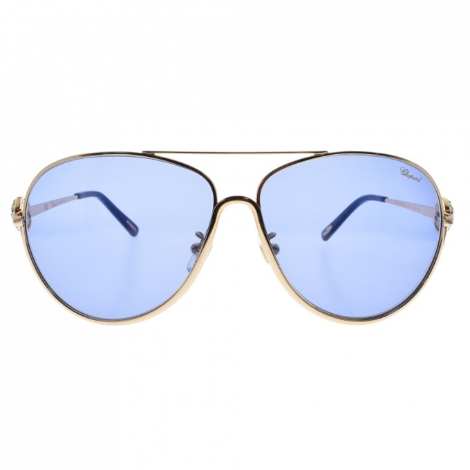 【CHOPARD】SCHB23S 0300奢華時尚飛官框太陽眼鏡