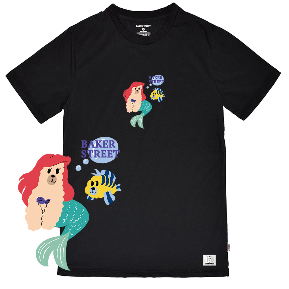 Little Mermaica 小美駝魚 短T