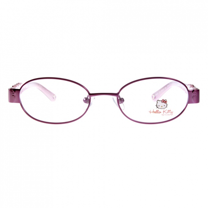 【HELLO KITTY】HEMA018 C10 橢圓框光學眼鏡 #法國代理 獨家引進