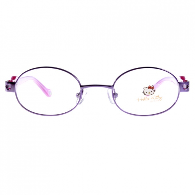 【HELLO KITTY】HEMA024 C09 橢圓框光學眼鏡 #法國代理 獨家引進