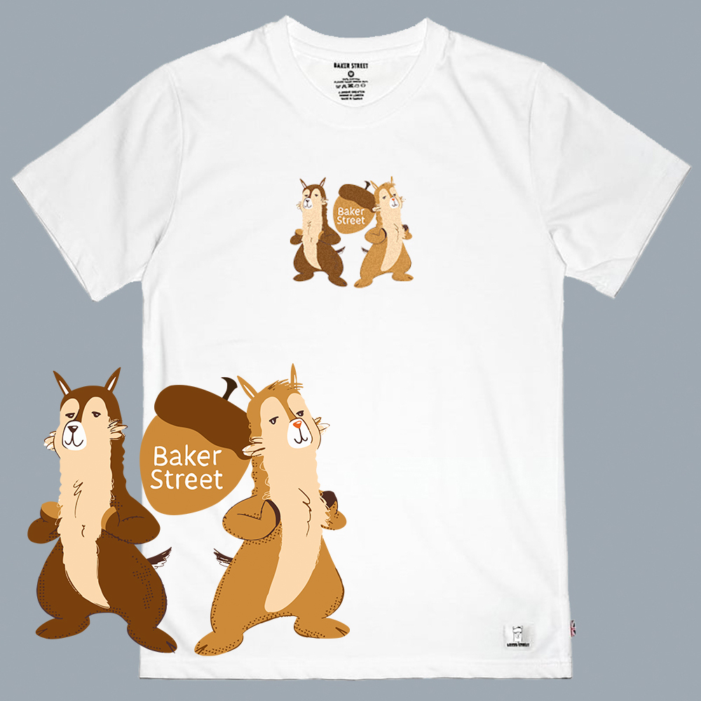 Chipmunpaca 花栗鼠駝 短T