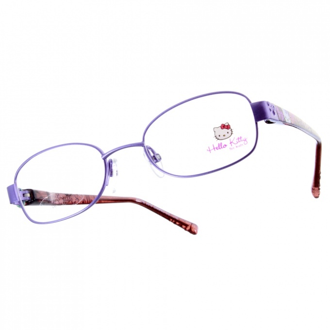 【HELLO KITTY】HEMG005 (二色) 夢幻蝴蝶結系列 方框光學眼鏡 #法國代理 獨家引進