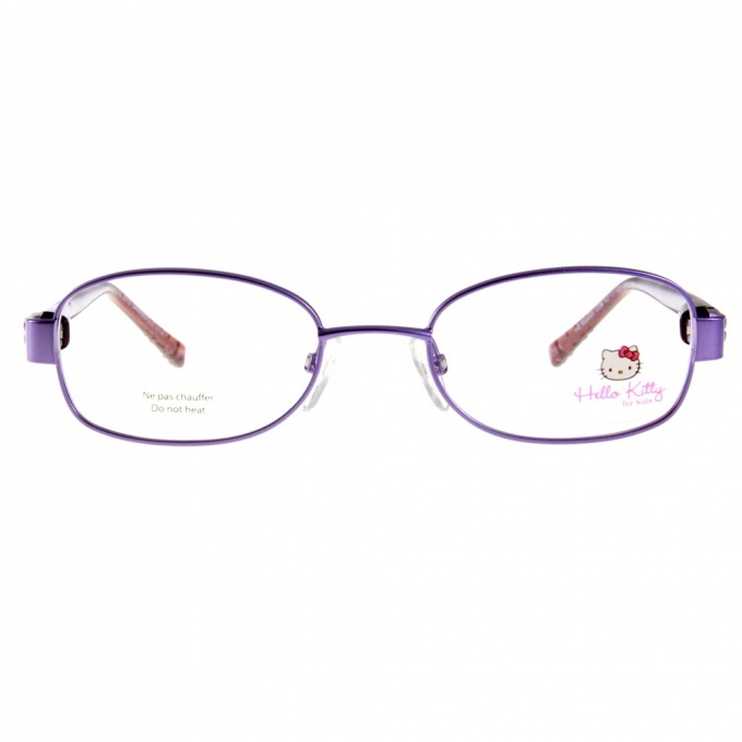 【HELLO KITTY】HEMG005 (二色) 夢幻蝴蝶結系列 方框光學眼鏡 #法國代理 獨家引進
