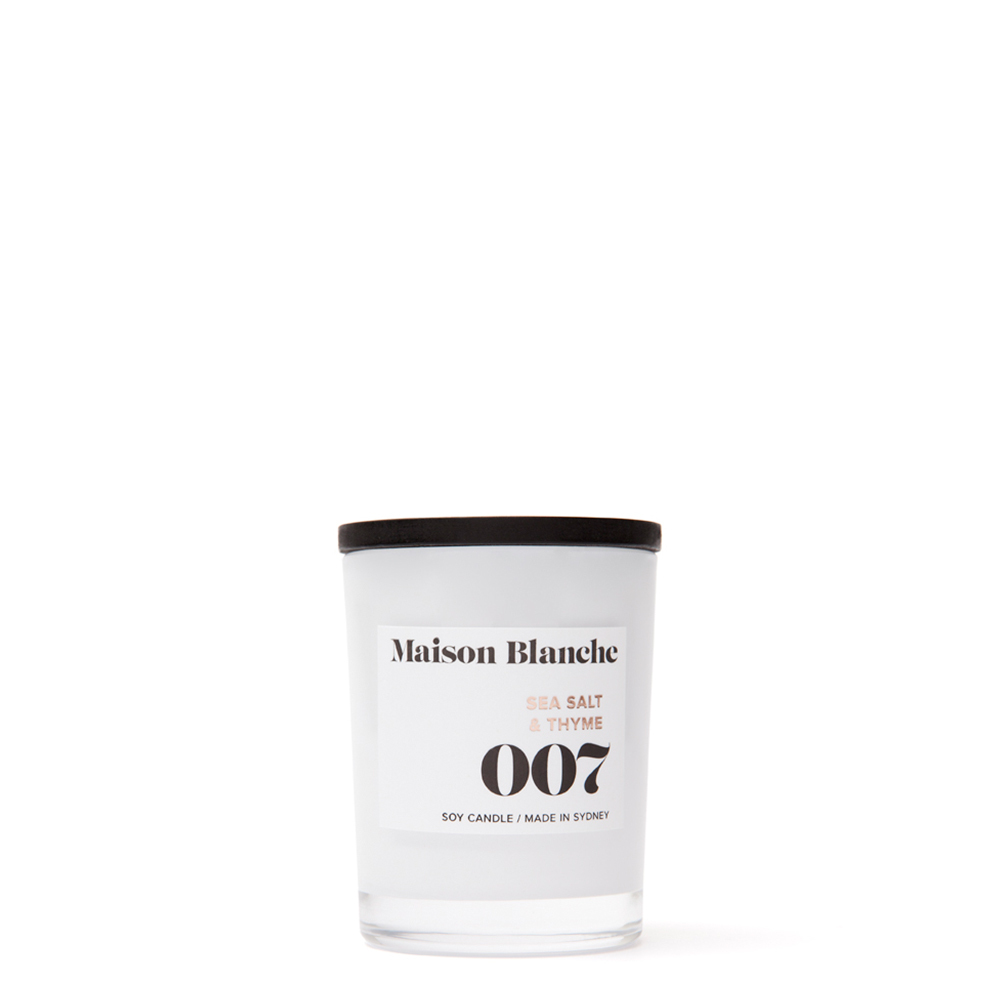 【Maison Blanche】007 海塩＆百里香香氛蠟燭