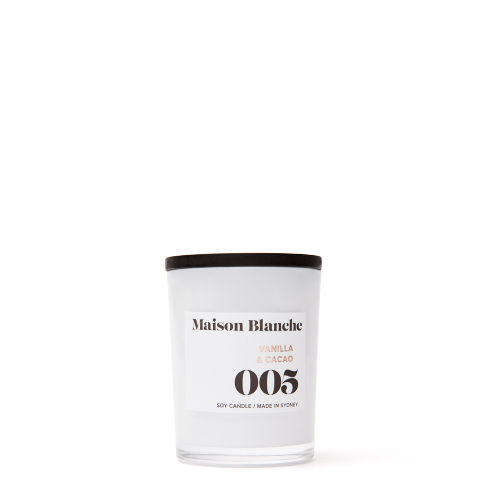 【Maison Blanche】005 香草＆可可香氛蠟燭