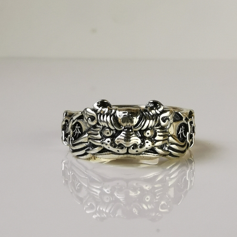 【財神小舖】夯枷代刑除罪戒指(轉運銀)活戒圍(含開光)