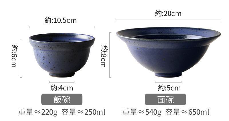 検討中 碗 九土日式復古陶瓷餐碗_CJR0528