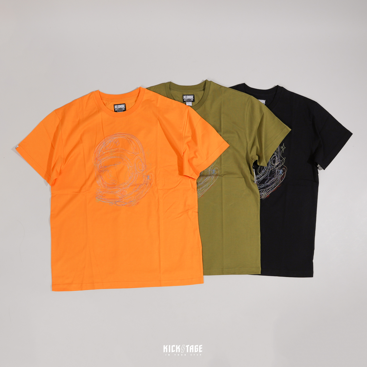 **特價商品售出不退換**BILLIONAIRE BOYS CLUB BB  SCRIBBLE SS KNIT 黑色 橘色 軍綠 太空人 刺繡 縫線 短T BBC【821-2306】