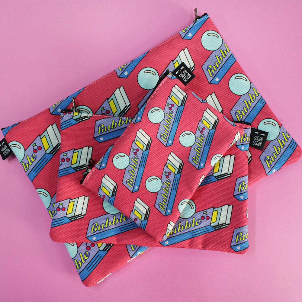 收納包M【泡泡糖】-韓國sogon sogon帆布包