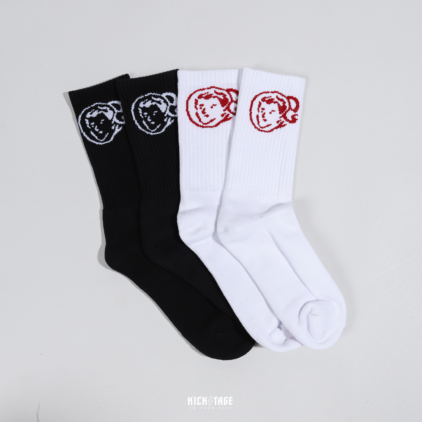 **特價商品無退換**單雙 BILLIONAIRE BOYS CLUB BB O.G SOCKS 黑 白 太空人 長襪 中筒襪 BBC【821-1801】