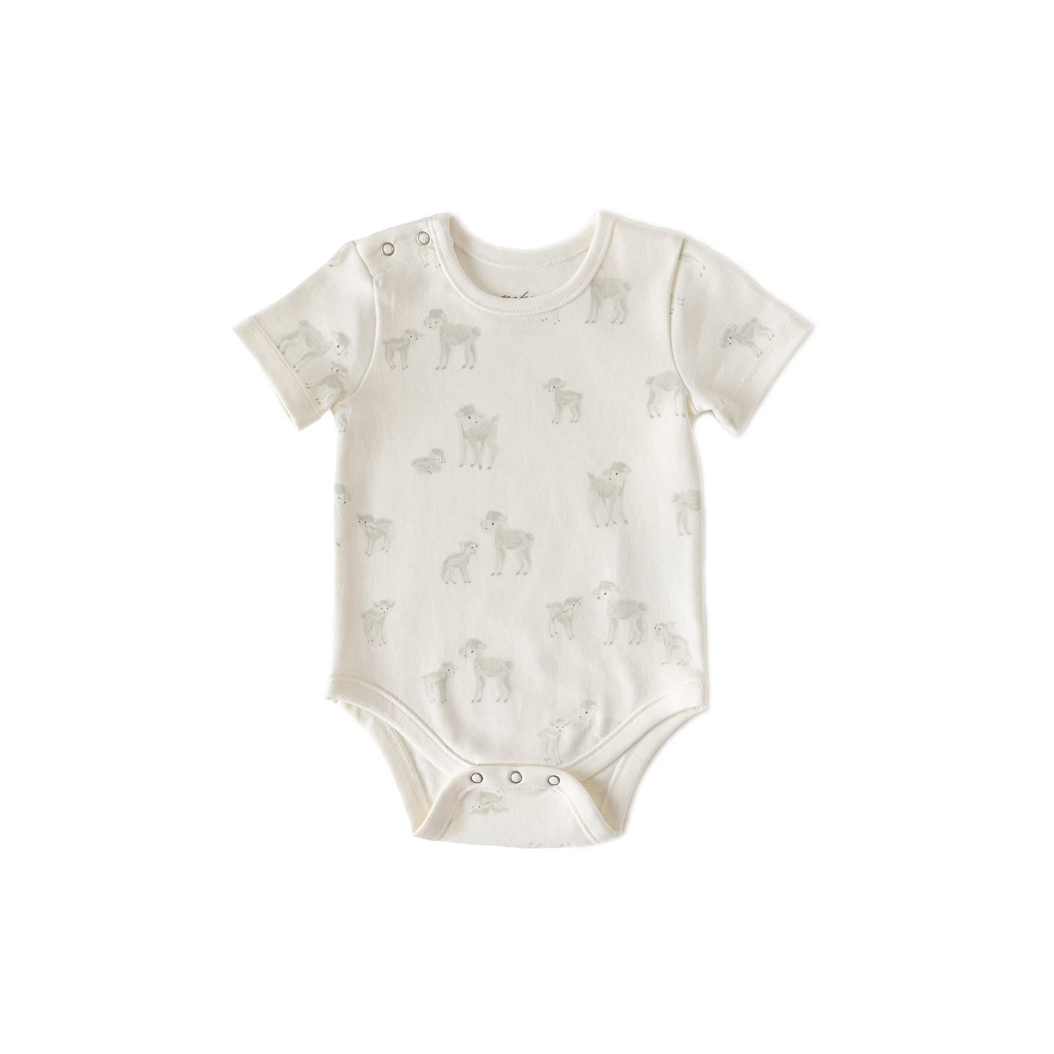 Pehr-Follow Me短袖包屁衣(Lamb)