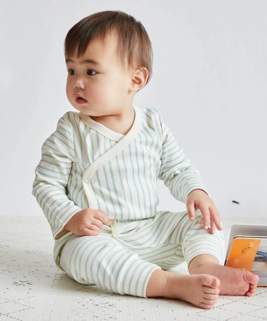 Pehr-寶寶棉質長褲(Sea)