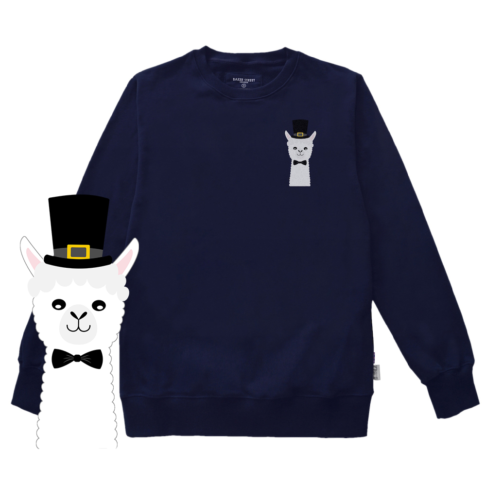 Hat Alpaca 高磅數長袖圓T