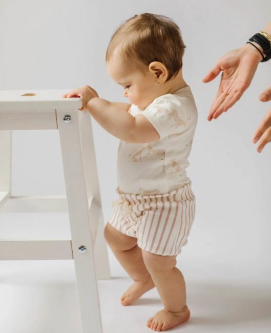 Pehr-寶寶條紋燈籠褲(Peony)