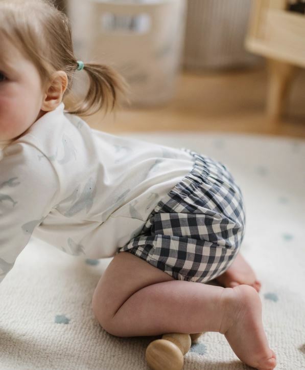 Pehr-Follow Me長袖包屁衣(Whale)