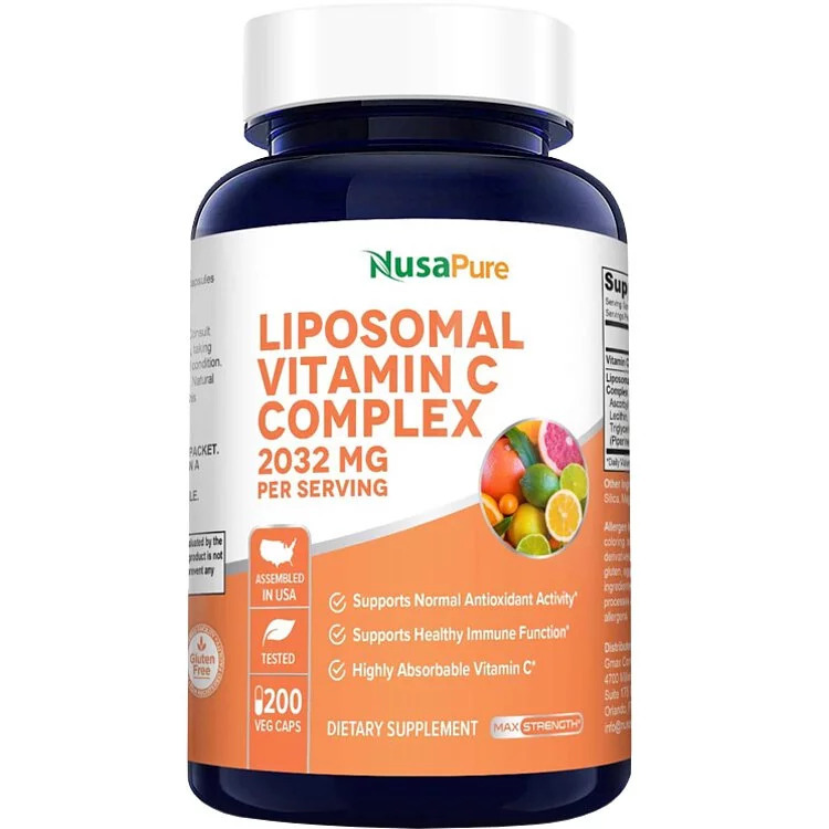 美國NutriFlair Liposomal Vitamin C 特級脂質體維他命C 1600毫克,180粒膠
