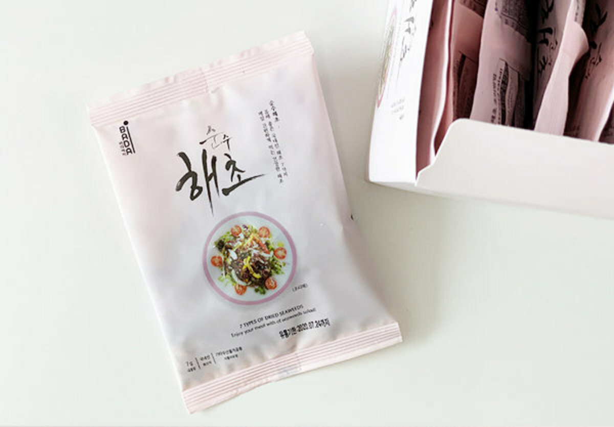 【BADA】韓國即食無添加7式健康涼拌海藻 7g ︱ 순수해조 7g [此日期前最佳: 2023.04.18]