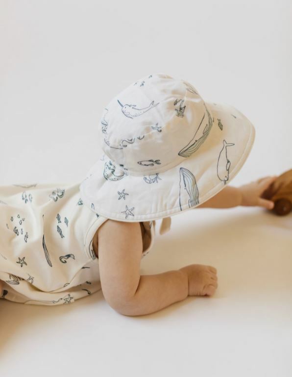 Pehr│Bucket Hat海洋動物印花漁夫帽．Life Aquatic