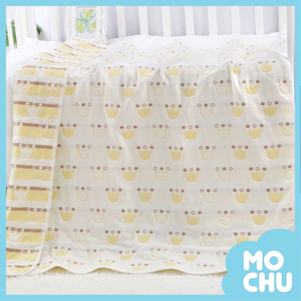 六層雙色紗布被(小皇冠)