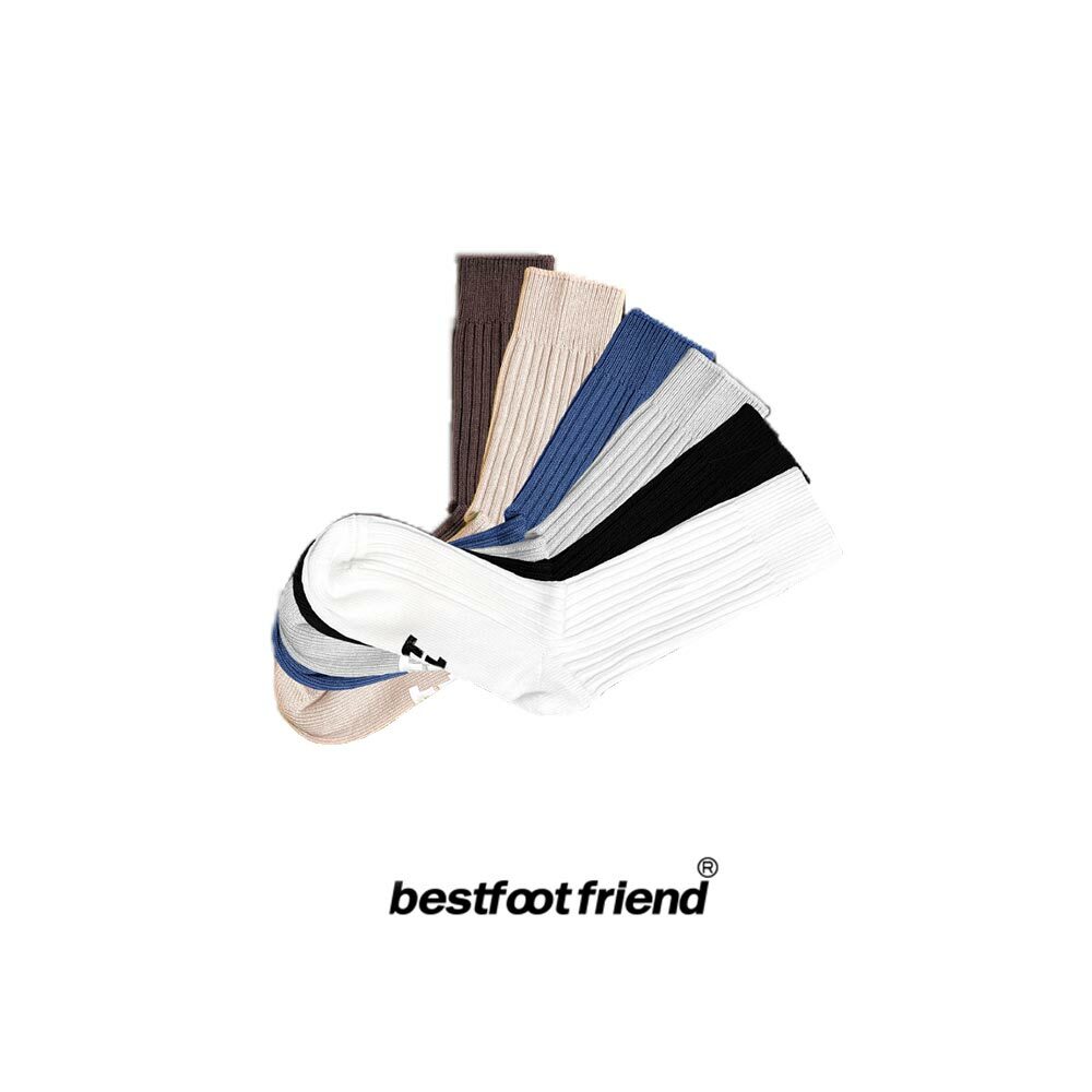 BFF 台灣製造 純色 雙針頭泡泡襪