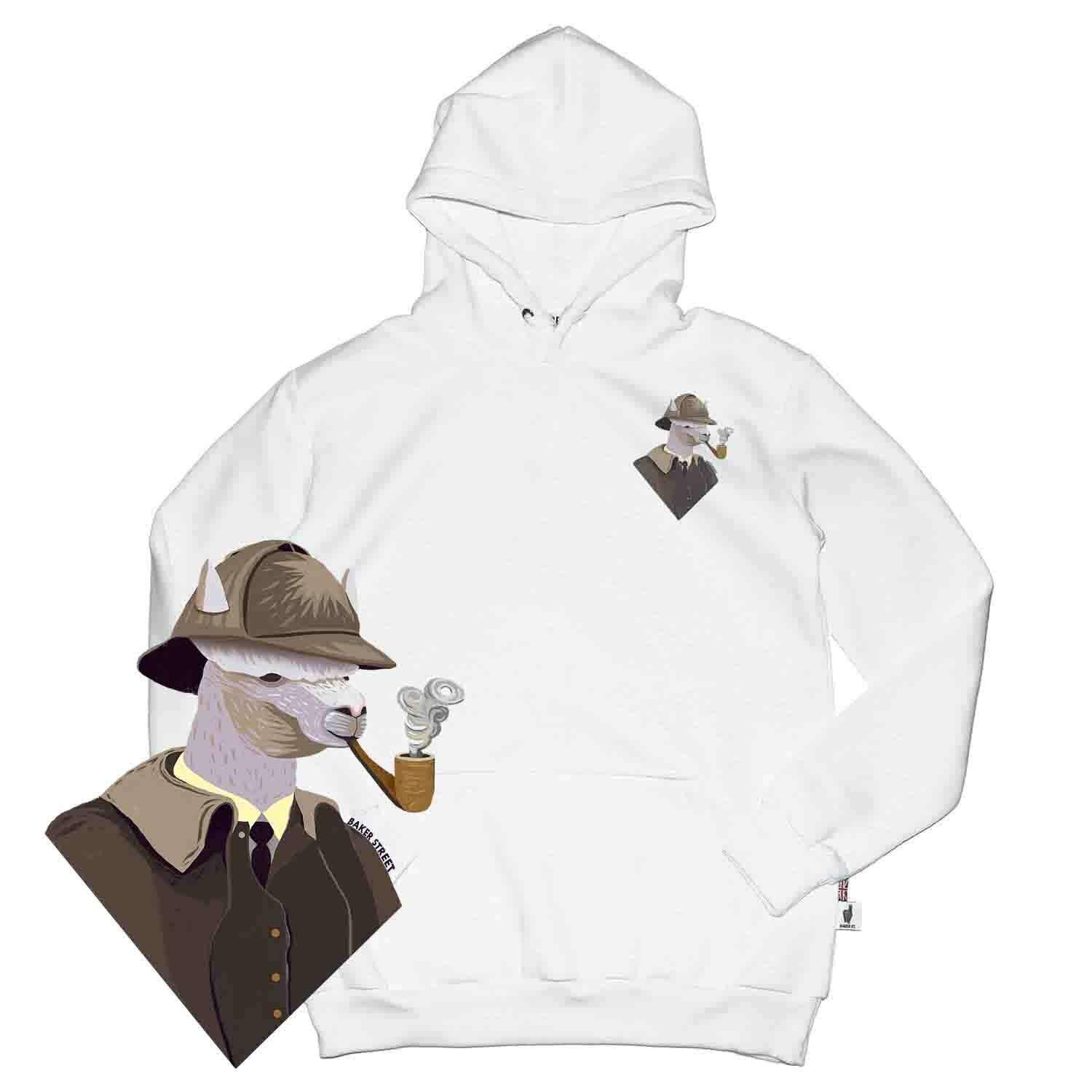 Little Stamp: Sherlock 高磅數長袖帽T